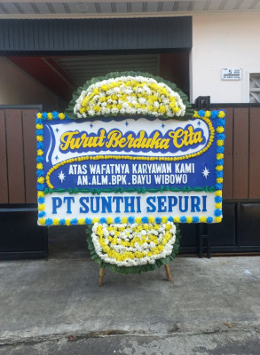 Papan Bunga Duka di Kobo Kecil